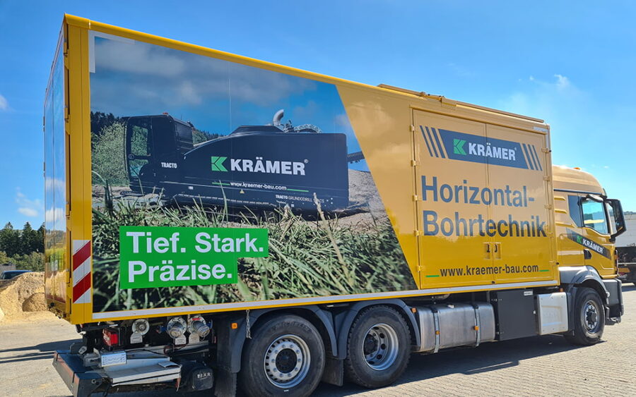 kraemer bau kelberg mudcleaner truck